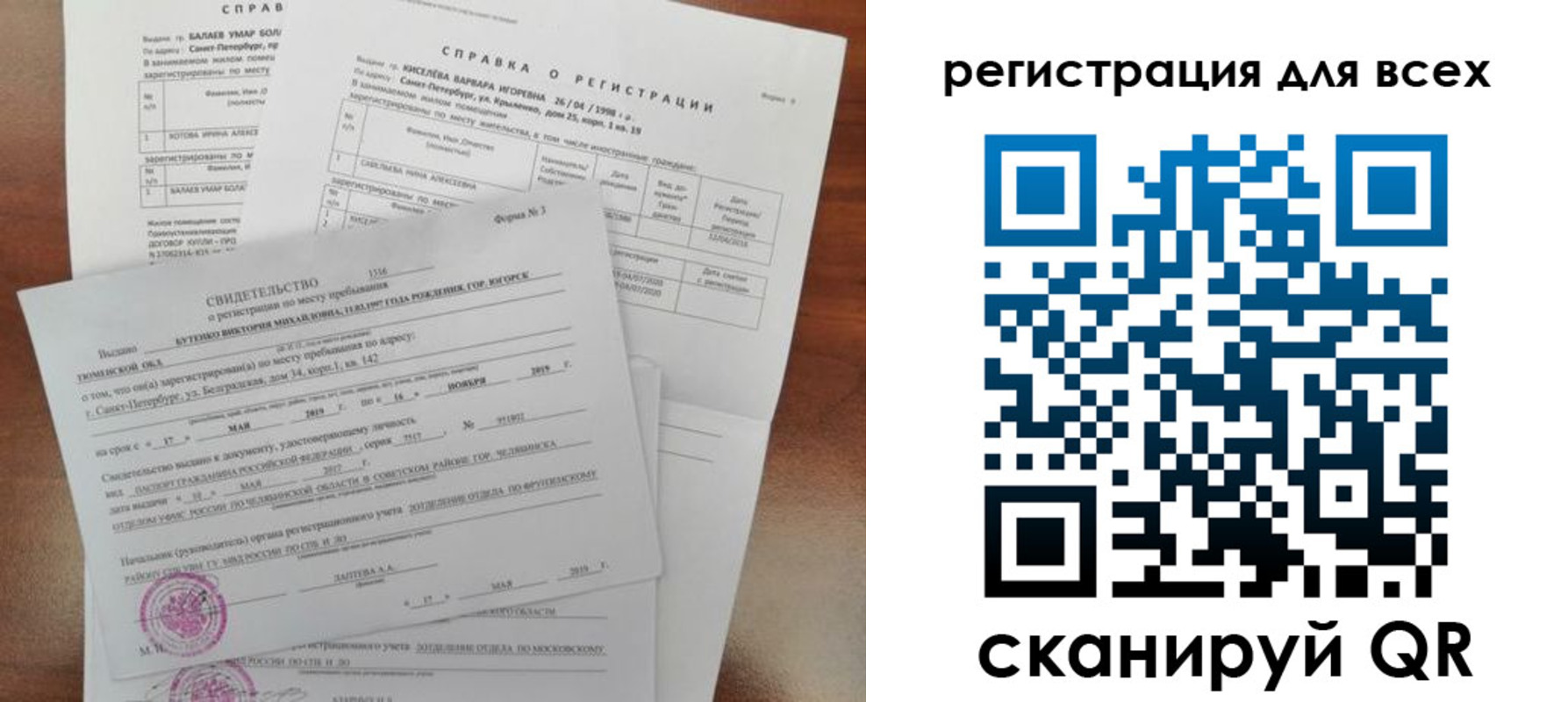 временная регистрация адрес в Выборге